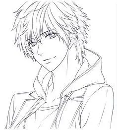 友兮友兮采集到线稿男