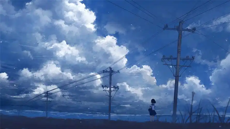 绝美手绘动漫风景高清桌面壁纸