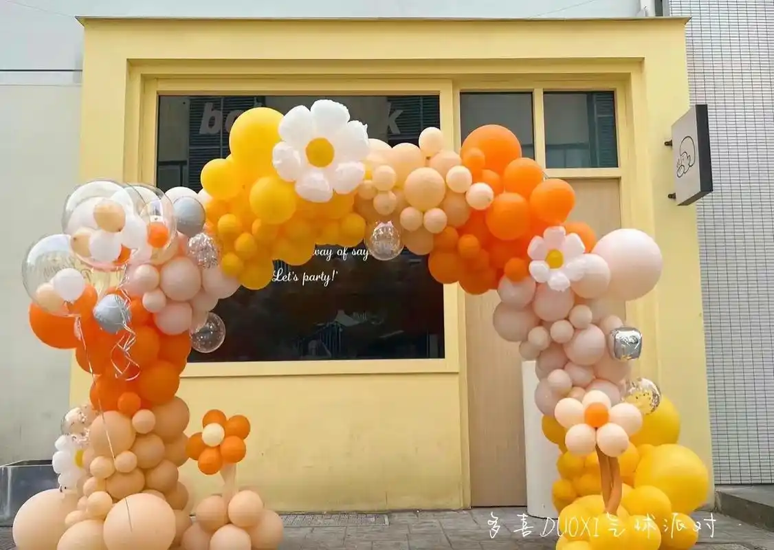 分享图片#气球派对布置 #活动策 - 抖音