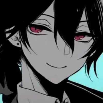 二次元男生头像 头像 动漫男生头像 丧图 丧 红眼 头像 画男 暗黑