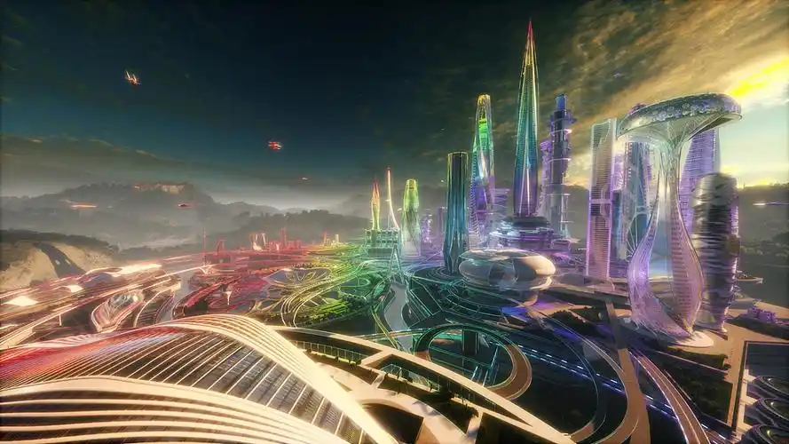 未来城市 元宇宙 数字孪生 数字城市 智慧城市 |空间|其他空间|蓝景科