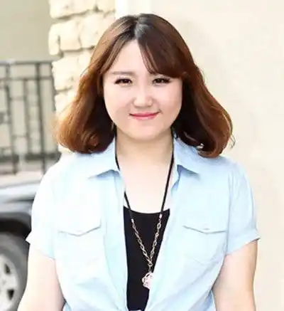 胖人适合什么样的短发?韩式发型更添可爱秀气
