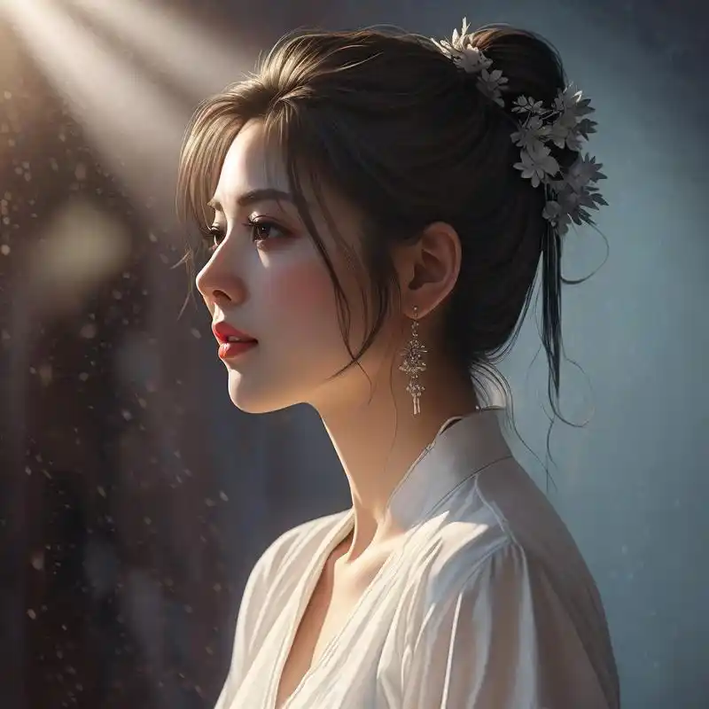 📸 绝美真人女生侧脸头像 💕 亲们,今天给大家带来一组超级美的