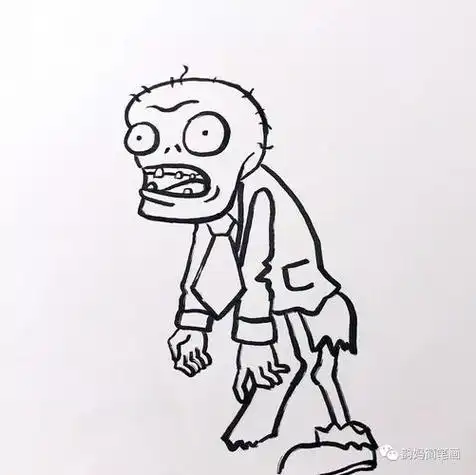 僵尸简笔画僵尸简笔画儿童