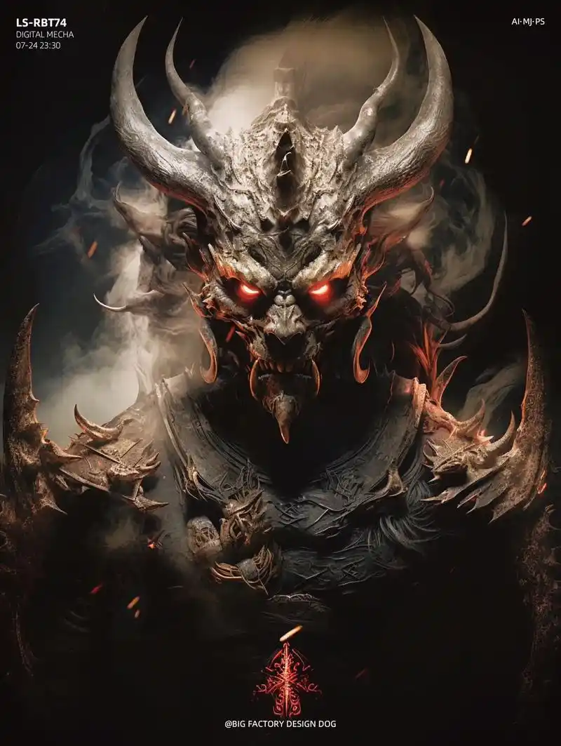 恶魔—维斯卡尔(暗黑幻想风格)维斯卡尔是"暗影之境"中的一位 - 抖音