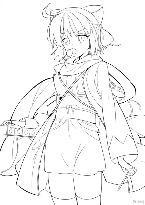 主线与辅线的练习 —人物线条的基础训练 举报