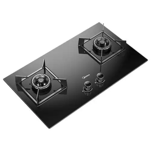 美的(midea)燃气灶双灶极光系列家用5.