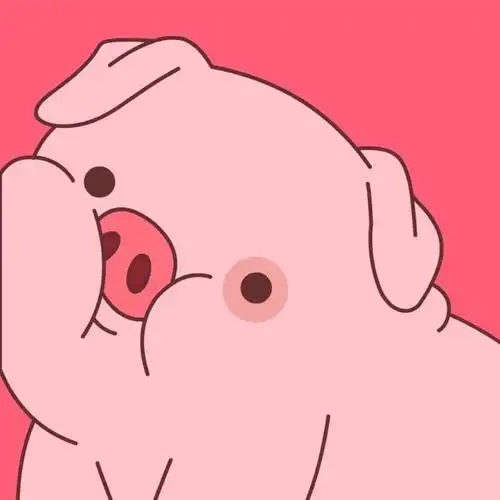 抖音猪头像可爱