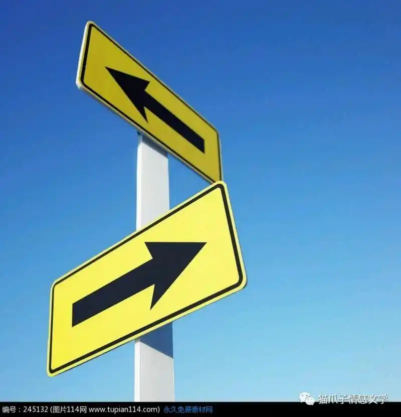 人生的十字路口,向左还是向右?