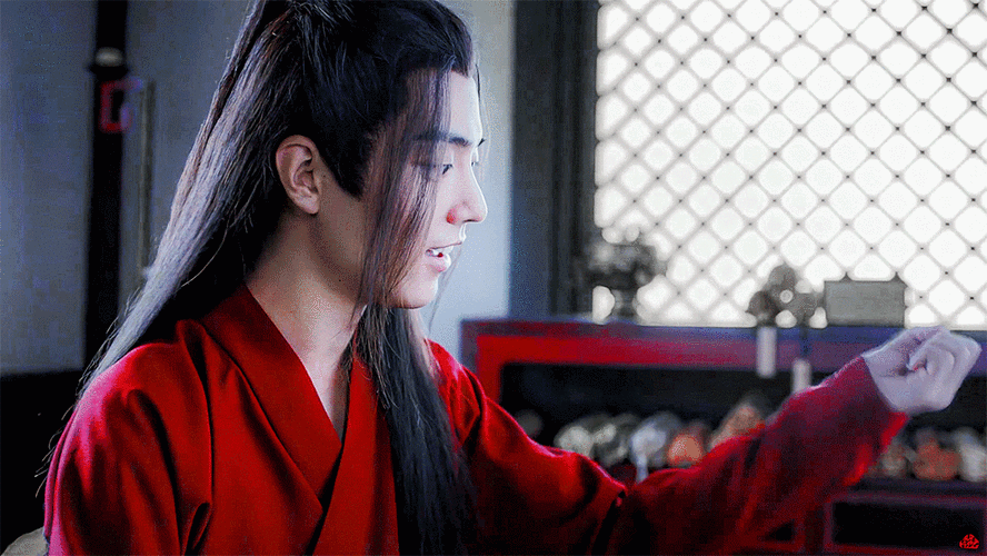 肖战魏无羡 红衣战羡真的绝美.