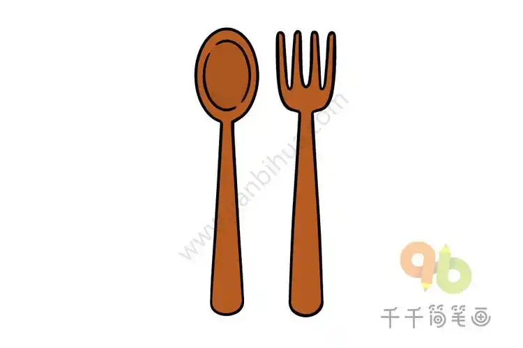 简笔画勺子简笔画勺子的画法