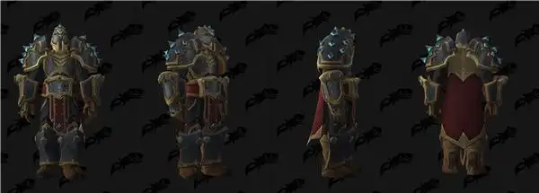 3版本 战士t21套装全部配色预览