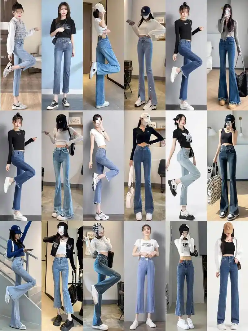 夏夏季女生时尚必备牛仔裤有哪些搭配技巧?穿衣搭配--夏夏季女 - 抖音