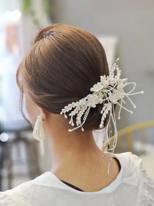 今日分享:韩系低盘发型温柔  气质  优雅的感觉#跟妝  #今日发型  #韩