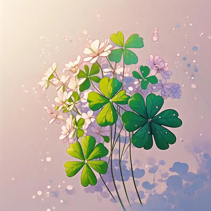 92四叶草头像,愿你微信幸运每一天92