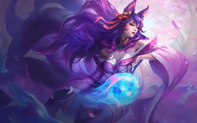 【英雄联盟动态原画/壁纸】灵魂莲华-春晓-阿狸