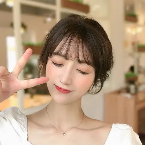 超薄网红空气刘海假刘海 假发女真发自然无痕假发片法式空气头帘