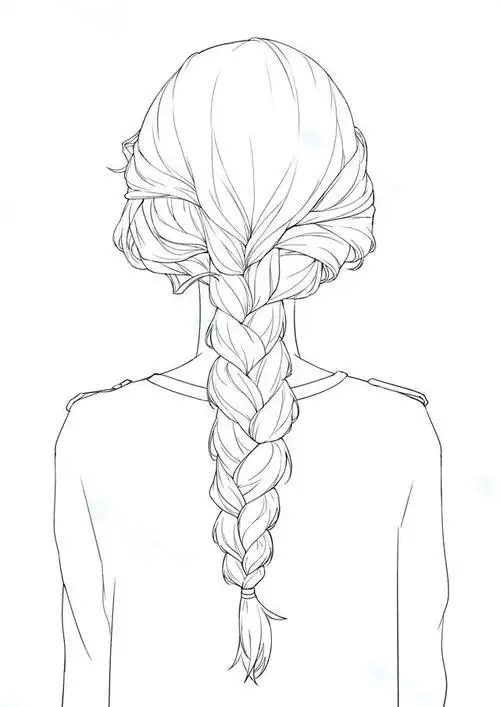 「图文教程」麻花辫怎么画?