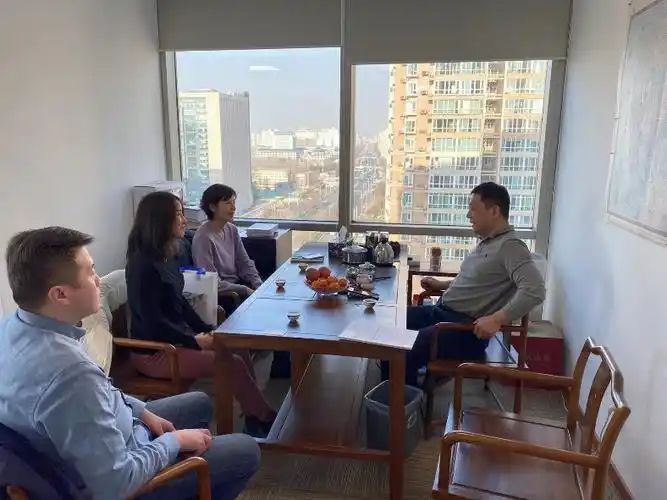 中国贸促会商业行业委员会副会长王曦拜访北京新大陆时代教育科技有限