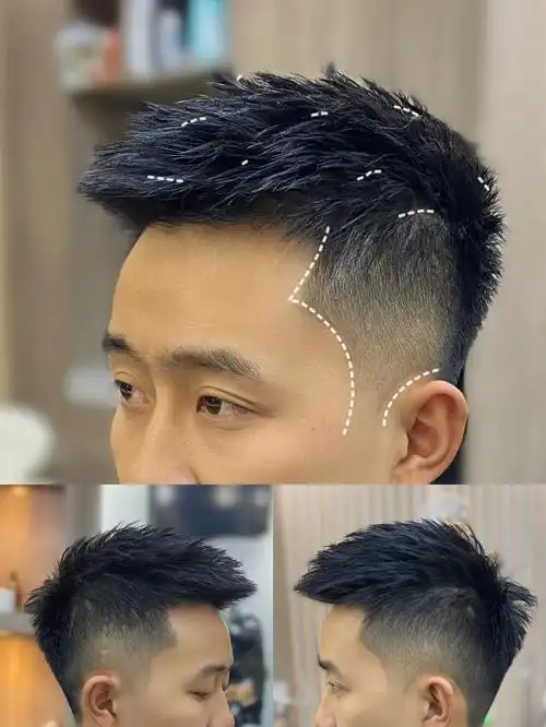 男生发型推荐立体前刺短发