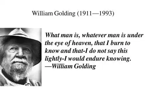lecture 15-1 (william golding) 威廉 戈尔丁