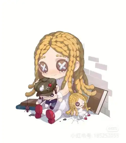 这个小女孩的头像我爱了#第五人格