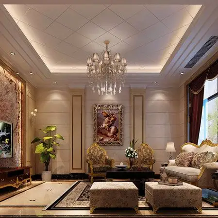 棕榈泉600平方米北欧风格别墅户型封面装修效果图