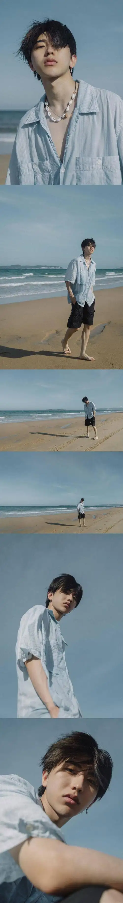 蔡徐坤海边写真突然放送此刻是一种被海量美图砸蒙了的不真实感