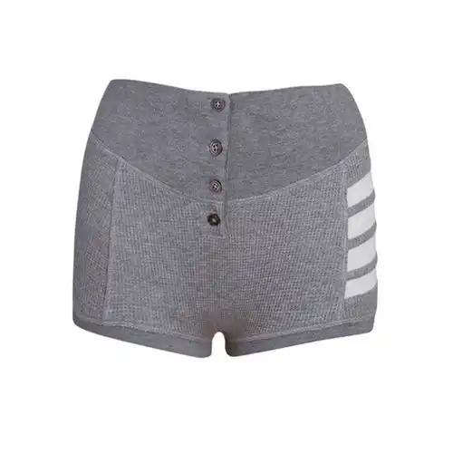 sq 休闲裤女夏季新款灰色显瘦显高外穿运动高腰超短裤 - sq女装定制