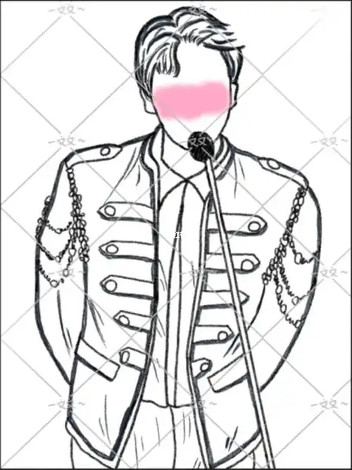 摸鱼线稿吴世勋