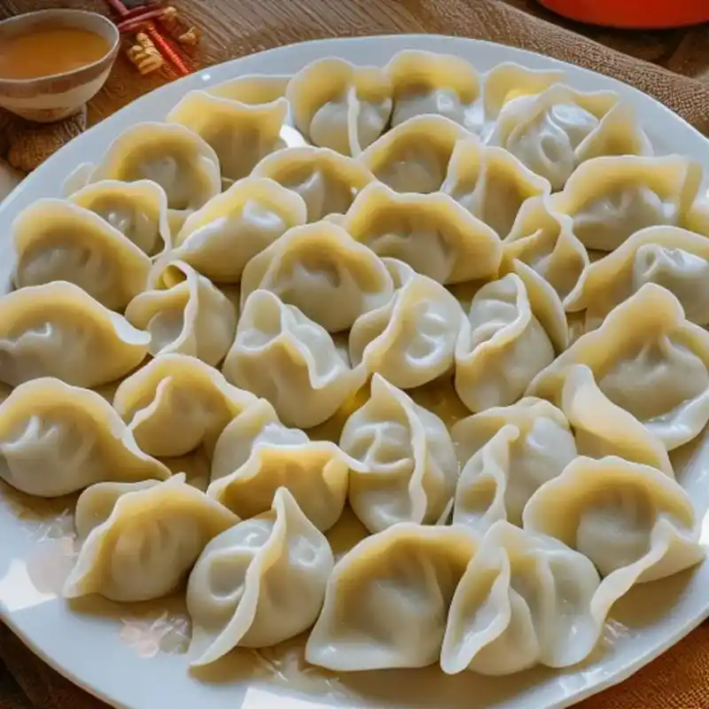 每一份手工饺子,都是对传统手艺的致敬,对美好生活的追求.#真 - 抖音