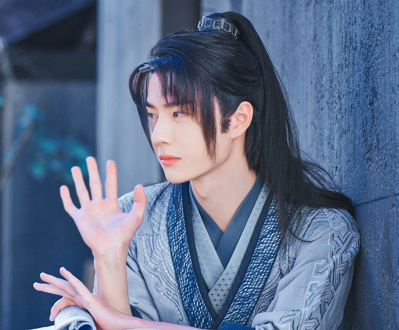 王一博新古装剧造型曝出一身白衣翩翩帅绝了生图尽显真实颜值