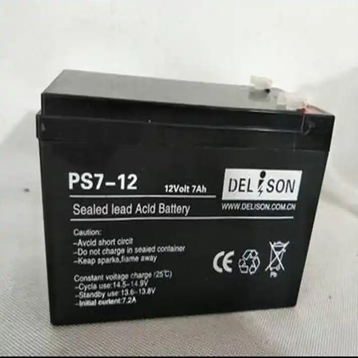 delison德利森蓄电池ps25-12铅酸12v25ah