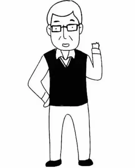 父亲人物简笔画图片父亲人物儿童绘画图集