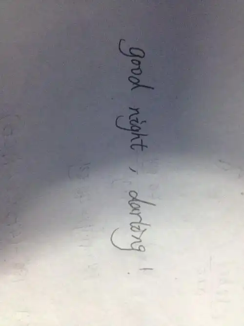 亲爱的晚安 英语怎么写