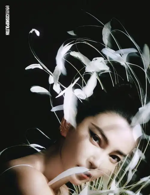 李冰冰周也时尚cosmo四月刊封面##李冰冰周也双a