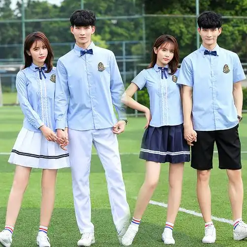 高中学生校服套装学院风韩国秋季班服情侣装校园服装女合唱演出服