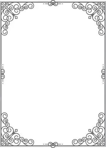 欧式花边边框设计矢量素材 - 素材中国16素材网