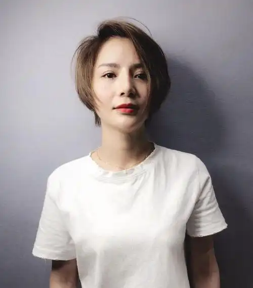 一边长一边短不等式短发,波波头图片,发型图片