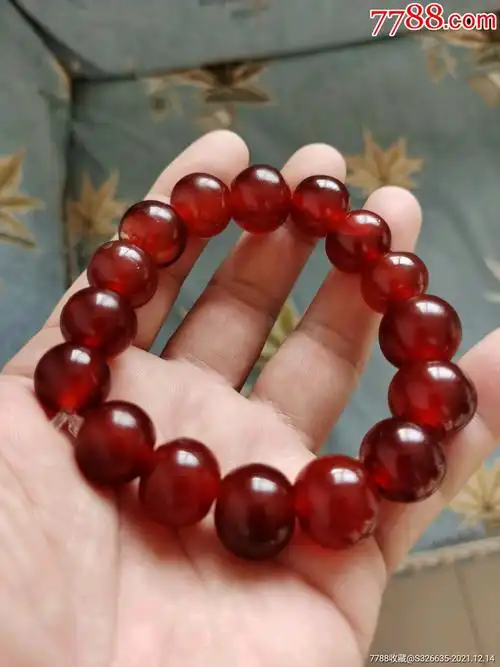 酒红色手串_玛瑙_收藏行情_回收价格_7788小全张