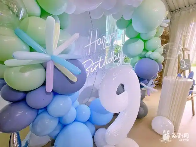 温州生日派对丨夏日coolboy男孩气球布置