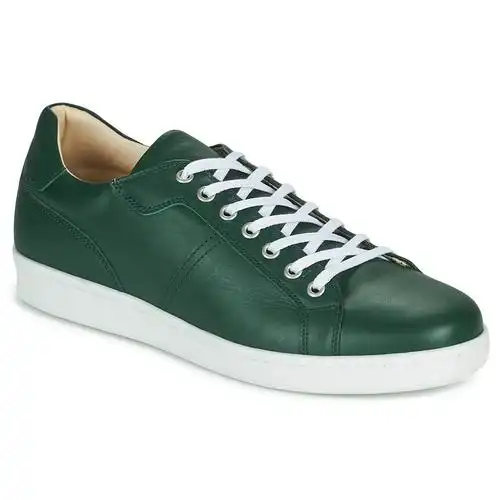 andre时尚鞋子男鞋休闲板鞋百搭系带单鞋低帮球鞋圆头绿色2021春秋