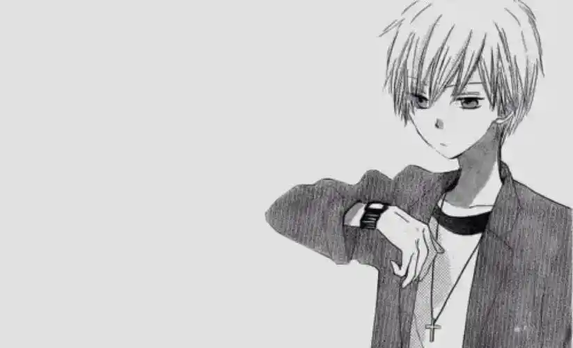 黑白 线条系 素材 男女 头像 动漫 壁纸 插画 人物