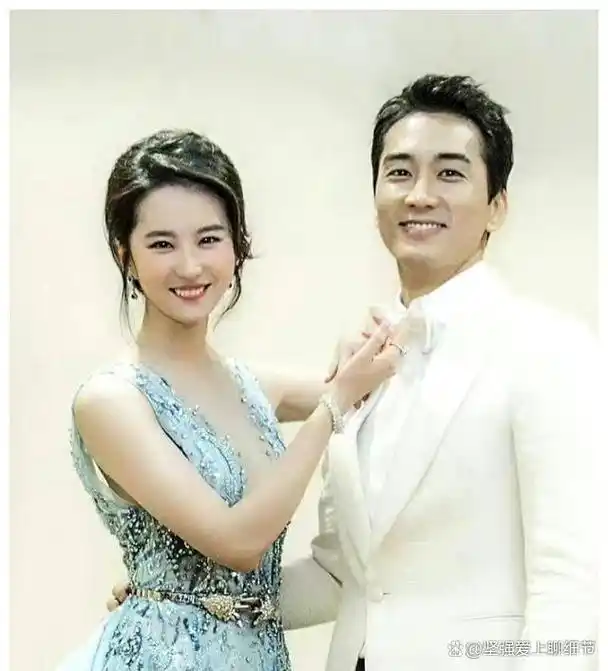 刘亦菲唯一公开过的男友韩国帅哥宋承宪,你们看看帅不帅?