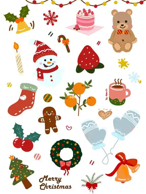 板绘练习|圣诞小物件01