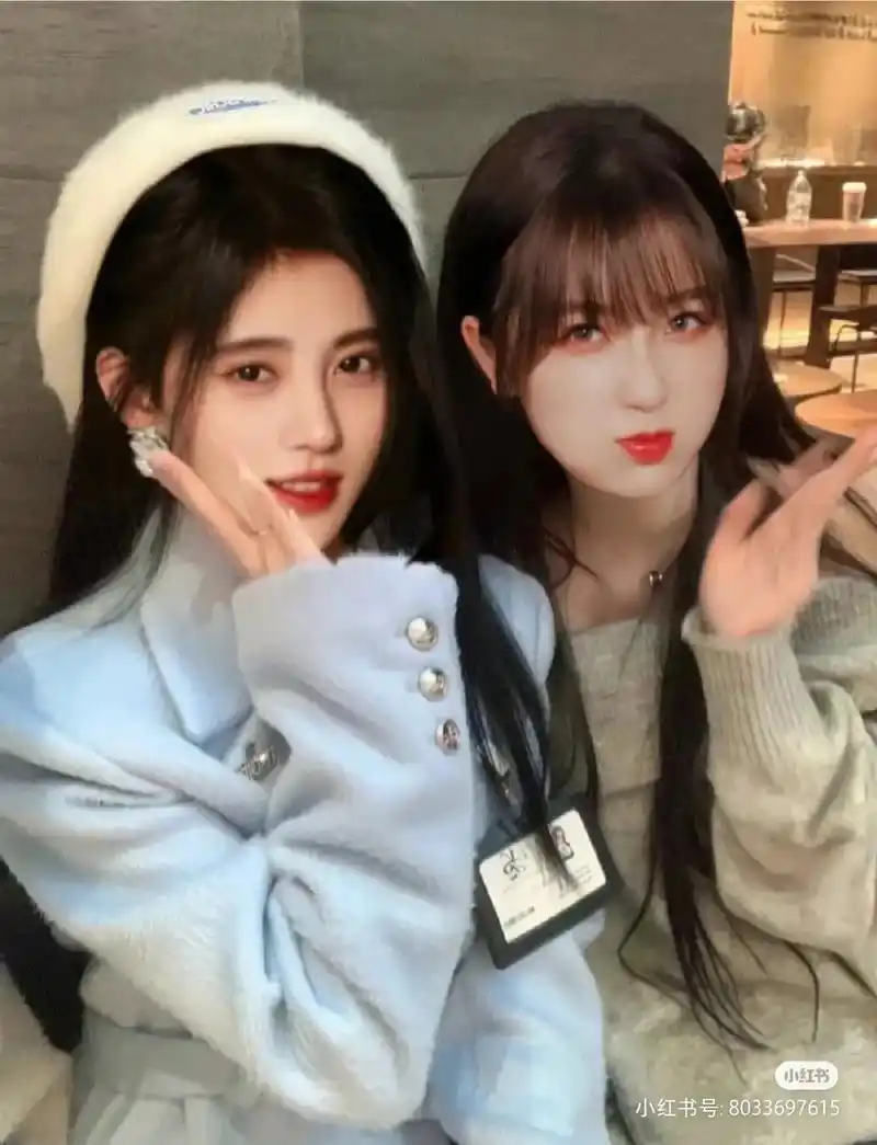 明星和明星的合照来啦#鞠婧祎bemypoi - 抖音