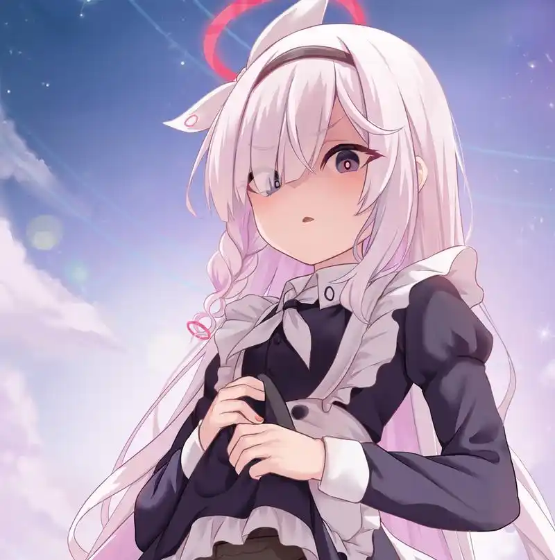 碧蓝档案# 白毛萝莉