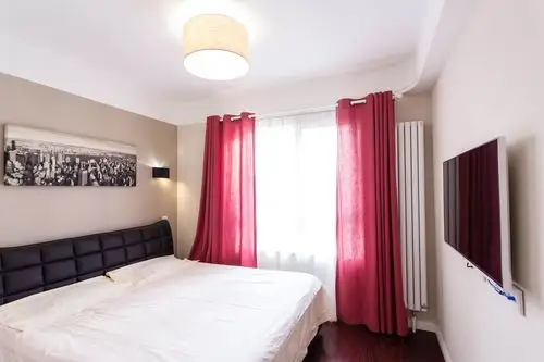 165平混搭风格公寓主卧室装潢图