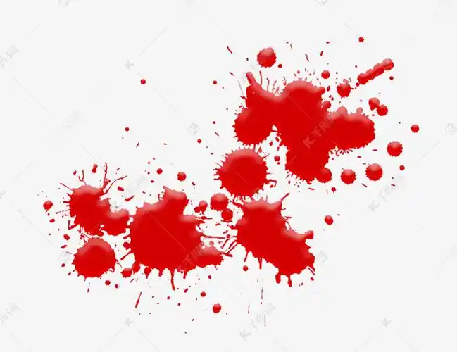 喷溅鲜血效果免抠图