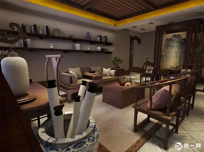 小型私人会所效果图大全